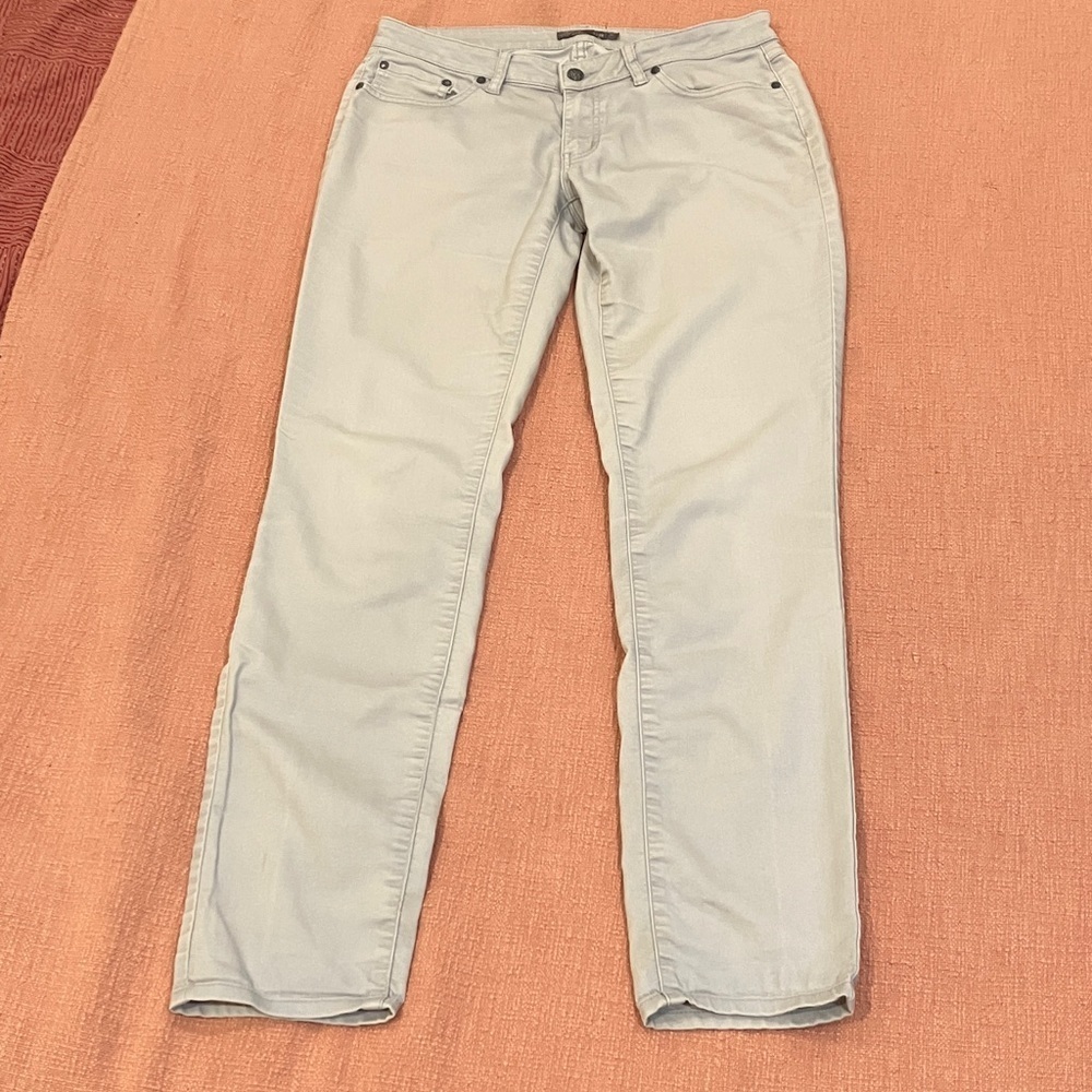 Prana organic W33L33 wm’s Straight Leg Jeans - Light Gray